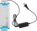 High Transmittance LED Aquarium Light Fish Tank Lamp with Blue White Light for Plant Development Energy-efficient Aquarium Accessory with US Plug for Tanks