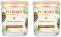 Pet House Candle Plant-Based, Clean Burning Long Lasting Scented Pet Odor Candle for Home - Evergreen Forest