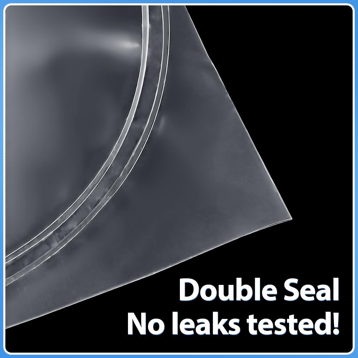 Fish Shipping Bags for Live Fish, 15x30” Round Bottom Double Seal Clear Leak-Proof Live Fishes Transport Bags Koi Transport Bag, Betta Shipping Fishery Bag (Ultimate 3 mil, 25 Pack)