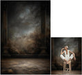 6x9ft Dark Vintage Photography Backdrops Portrait Photo Backdrop Wedding Bridal Show Birthday Background for Studio Props