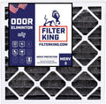 Filter King 20x40x1 Air Filter | 4-PACK | Carbon MERV 8 HVAC Pleated A/C Furnace Filters | MADE IN USA | Actual Size: 19.5 x 39.5 x .75"