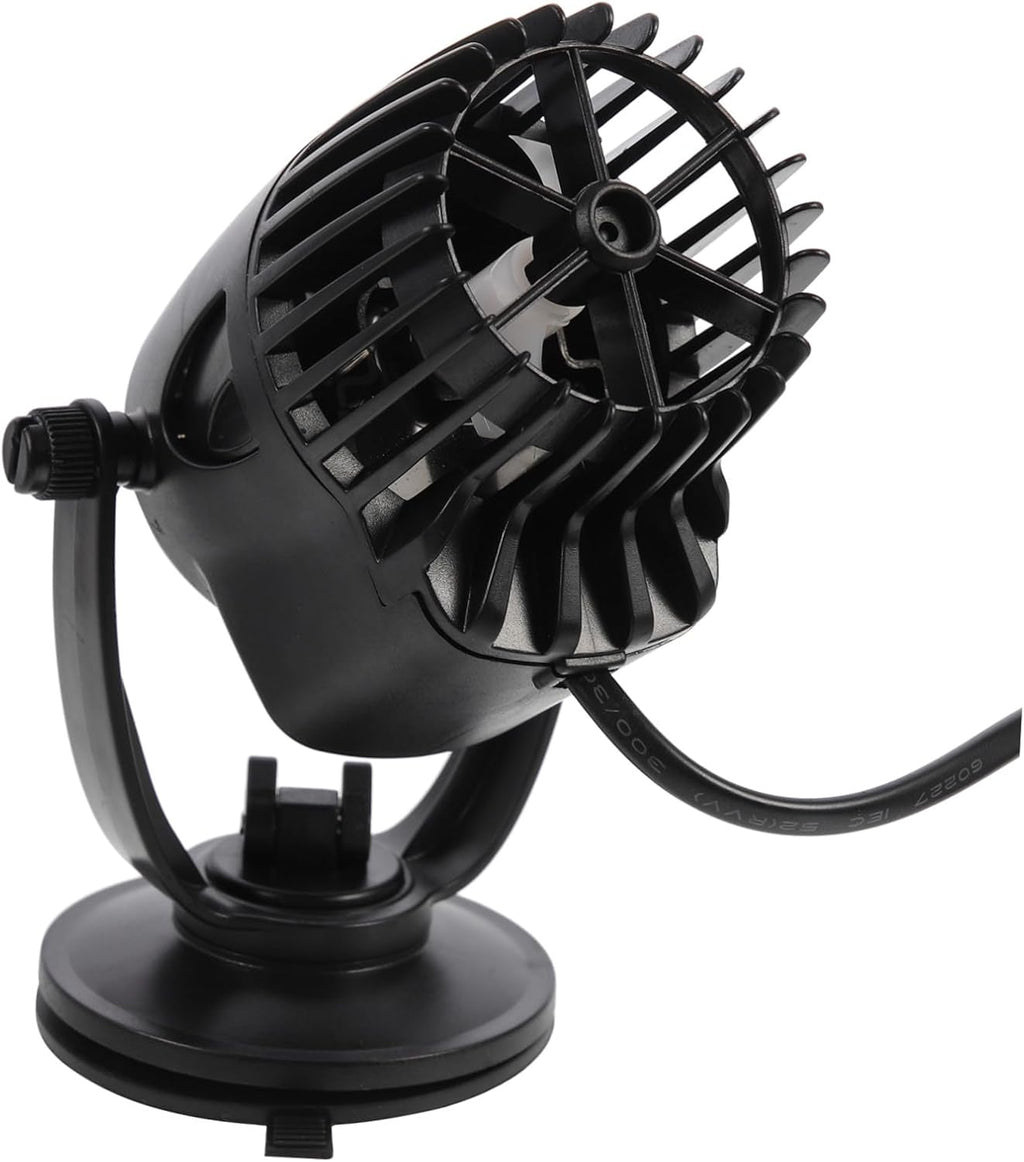 Wave Maker Pump for Fish Tank Aquarium Water Circulation with Multi-angle Rotation Strong Propeller Flow and Suction Cup Base for Freshwater Saltwater Tanks US Plug