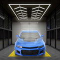 Neatfi LED Ceiling Garage Lights, 42,240 Lumens, 6500K, Ceiling Lights for Garage, Auto Shops, Car Detailing, Workshop, Gym, Basement, Warehouse, Barber Shop & Beauty Salons (12 Arrows, Cool White)