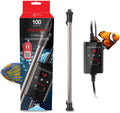 Aquatop Titanium Heater with Controller - Fully Submersible - Adjustable Temperature - for Turtles & Large Fish for Turtles & Large Fish - TH-C100