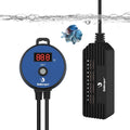 fishkeeper Small Aquarium Heater, 150W Submersible Fish Tahk Heater with LED Digital Display & Temperature Adjustable External Controller for Marine Saltwater and Freshwater(53-80 Gallon)