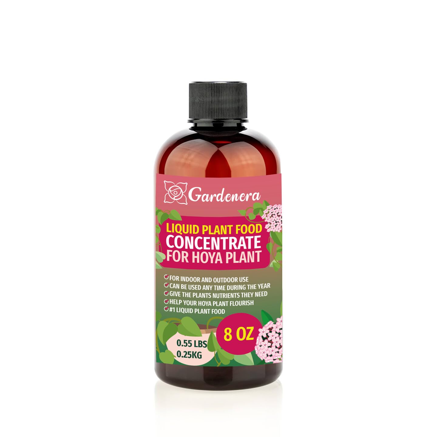 Gardenera Plant Growth Superfood for Hoya Plants with 18 Essential Vitamins & Minerals - Organic Plant Food Fertilizer - Micro-Fungi and Bio-Organisms for Hoya Plant Care & Growth Enhancement - 8oz