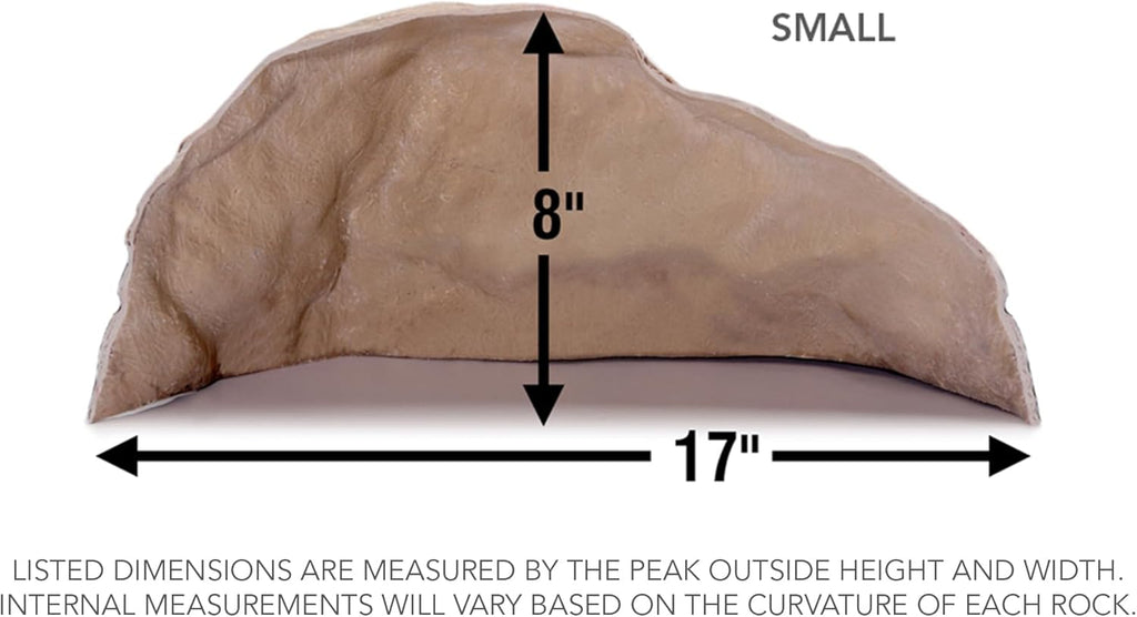 Deckorators 17 inches x 10-1/2 inches x 8 inches Gray Small Landscape Rock