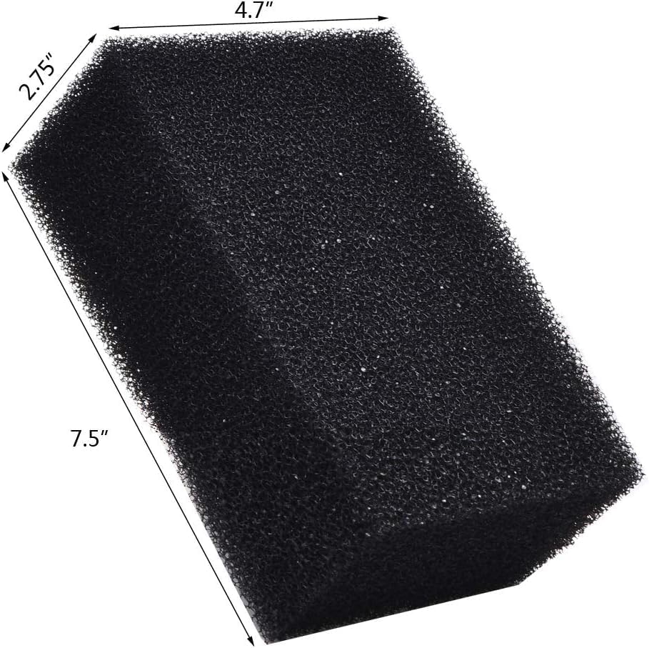 ALEGI Filter Foam Sponges, Bio Sponge Filter Media Pad, Cut-to-Size Foam for Aquarium Fish Tank (7.5" x 4.7" x 2.75")