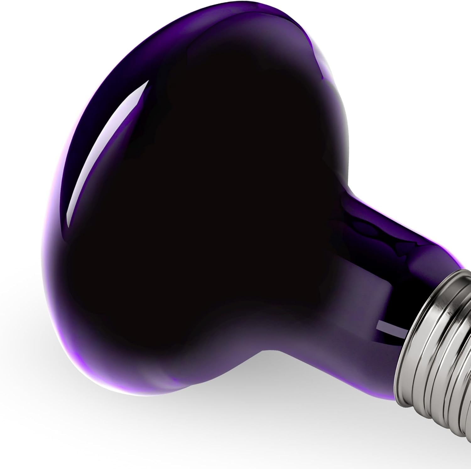 75W Reptile Night Light Bulb, UVA Heat Lamp – Simulated Natural Moonlight Purple Basking Bulb for Bearded Dragon, Lizard, Snake, Turtle, Chameleon, Amphibians, Aquarium & Terrarium Use