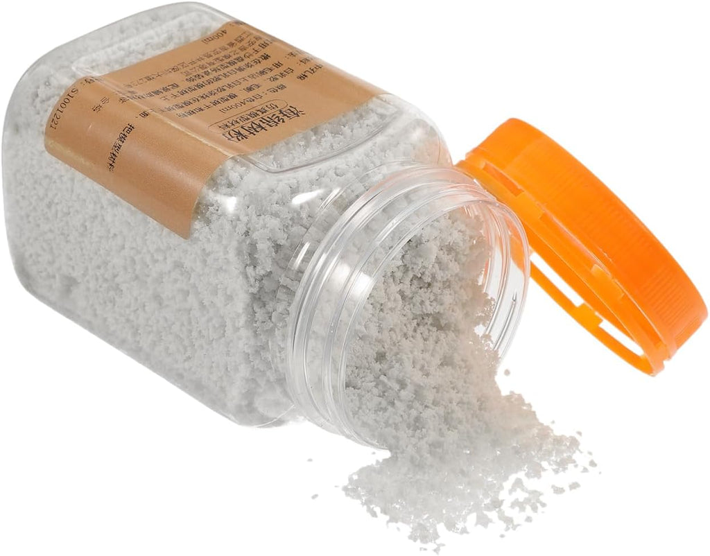 Gadpiparty 400ML DIY Sponge Tree Powder for Model Making White - Perfect for Miniature Landscape Decoration and Craft Projects