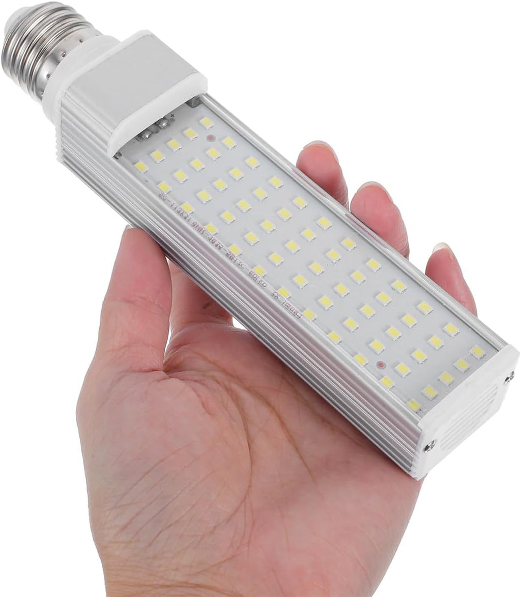 UEETEK E27 Aquarium Light Bulb : 11W White 6500K LED Corn Bulb Fish Tank Light for Coral and Plant Growth, 6.68X1.49X1.38in
