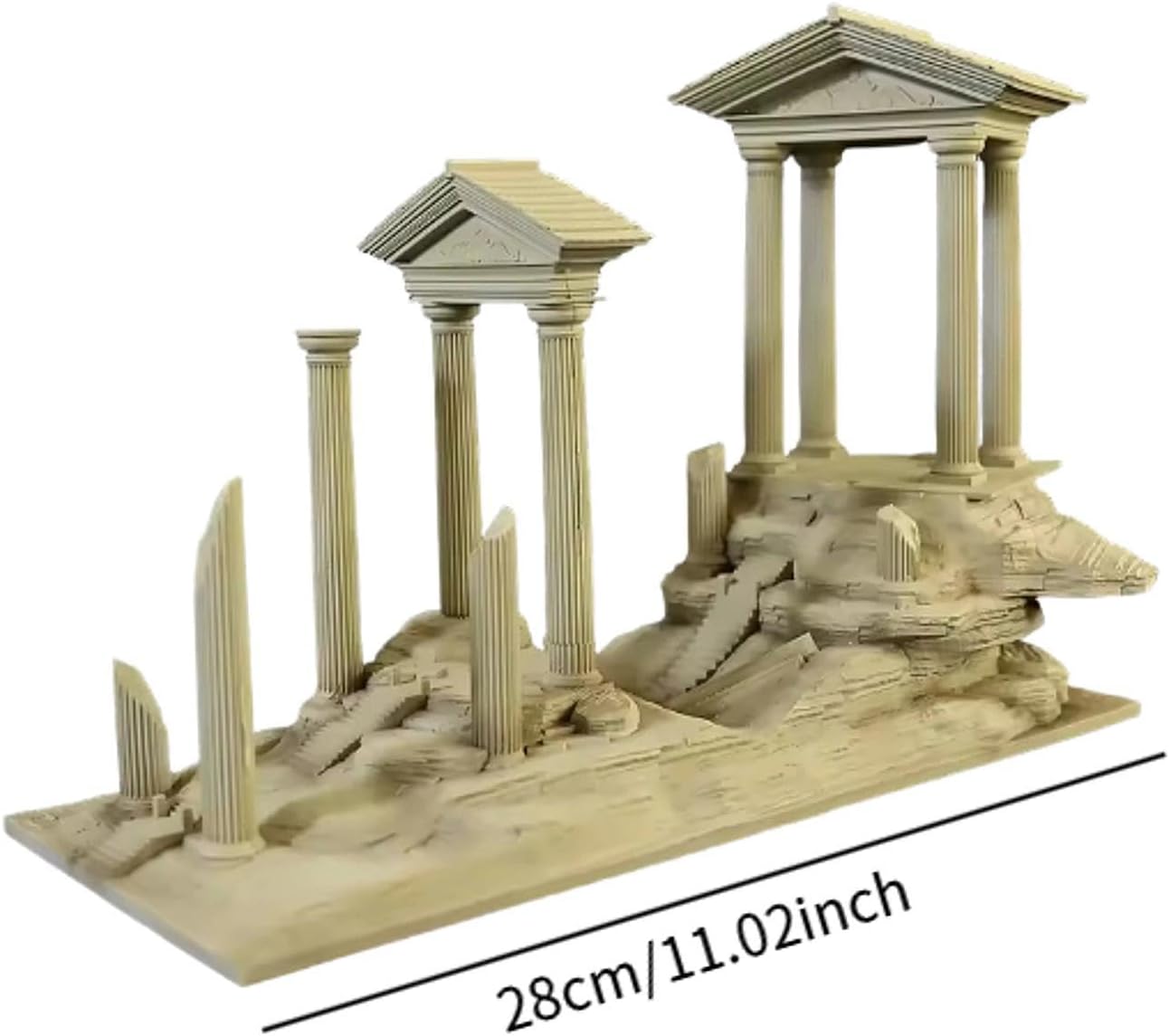 Roman Column Decoration Aquarium Ornament Resin Artificial Landscape Decor Fish Tank Decor Roman Pillars Miniature Sculpture