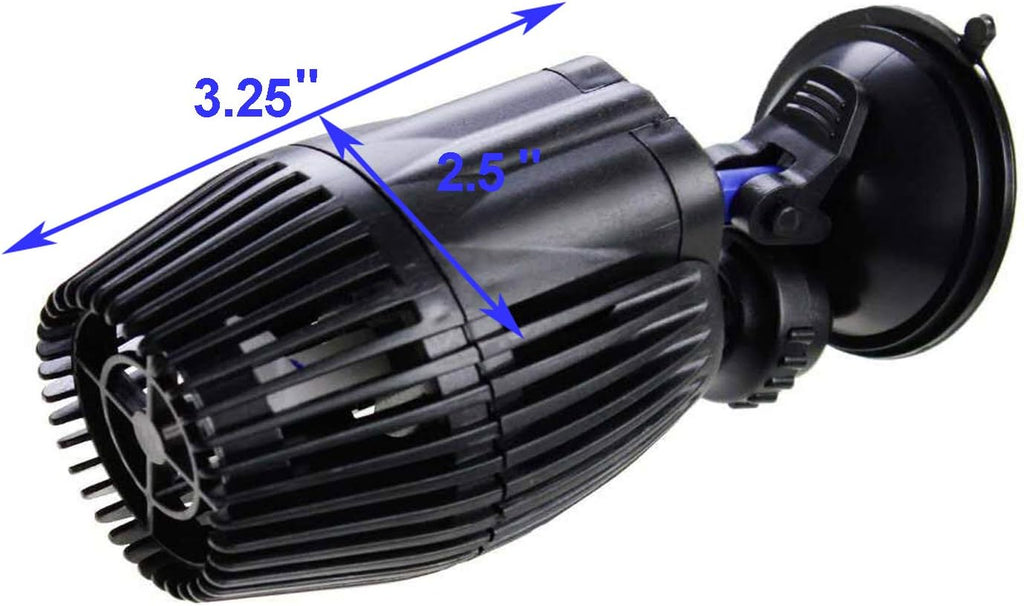 AQUANEAT Circulation Pump, 800GPH Aquarium Wave Maker, Fish Tank Powerhead Submersible Water Pump with Suction Cup