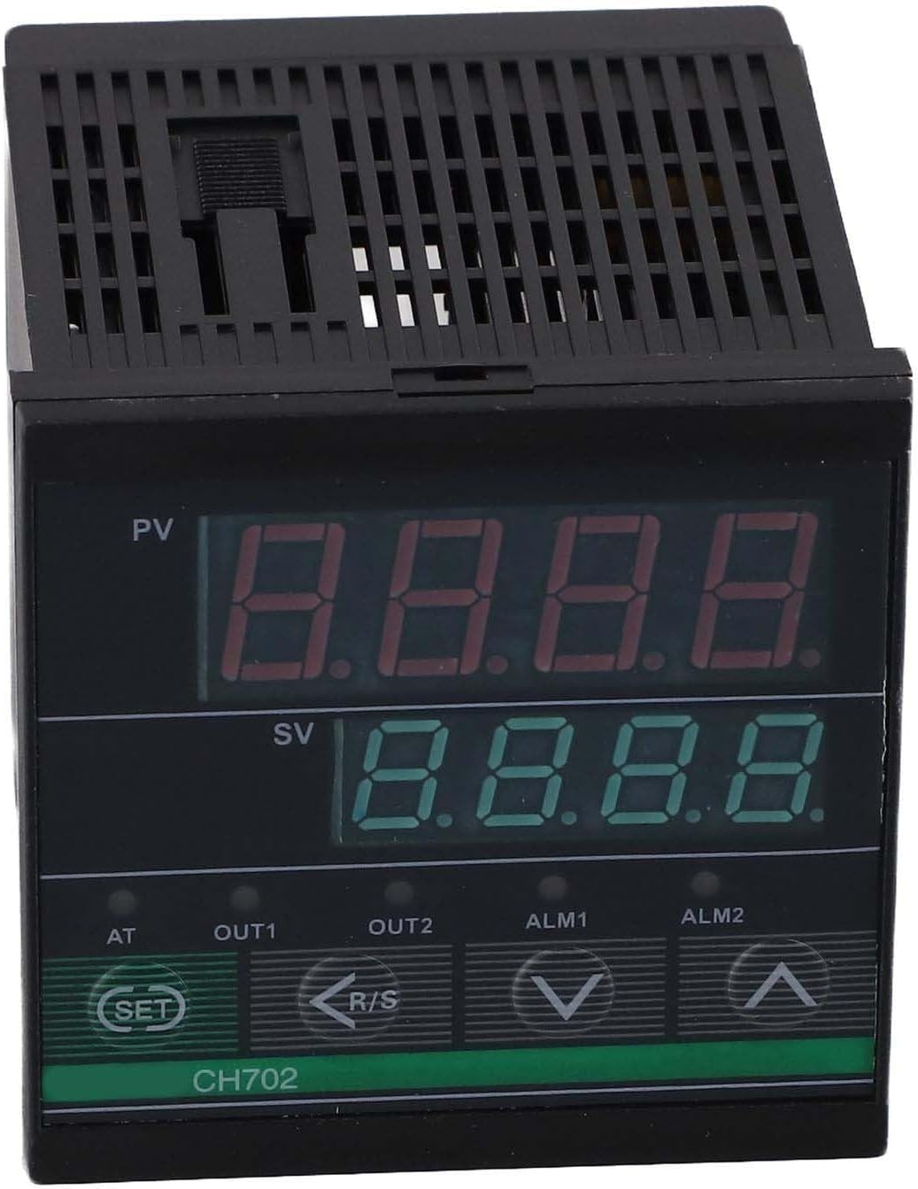 CH702 PID Temperature Control Module With Dual Output Relay And For SSR, Two Alarm Alerts, LCD Display For Injection Molding Machines And Ovens