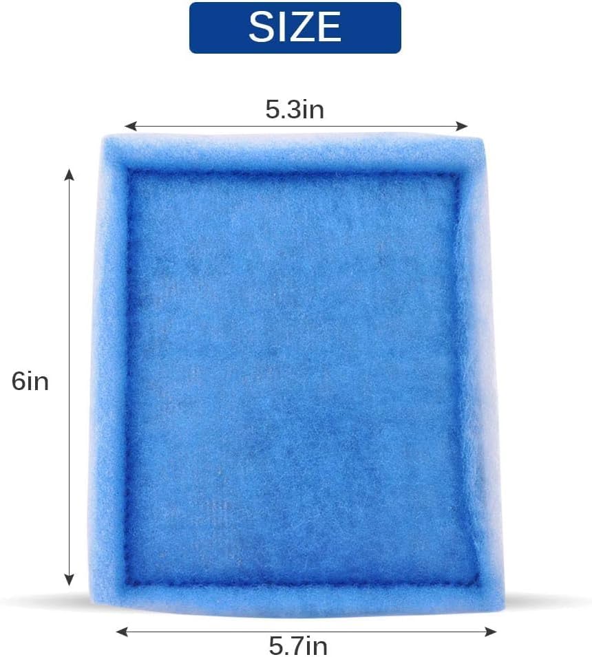 20PCS Fish Tank Filters, Aquarium Filter Cartridge Compatible with Rite-Size C & Fit for EZ-Change #3 20-40/30-60 Gallon Fish Tank Power Filter Replacement, #3 Fish Tank Filter