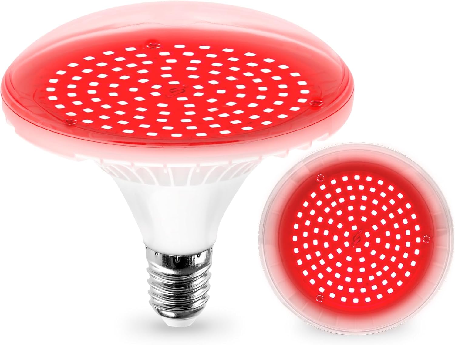 Hanging Grow Lights for Indoor Plants, UFO Deep Red Therapy LED Light, 150w Grow Spectrum Enhancement Plant Light, 660nm, Used for Flowering and Fruiting, Perfect Sun-loving Flowers and Succulents
