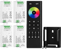 BTF-LIGHTING 5050SMD FCOB COB RGB RF Remote RC03RFB &4PCS C03RF LED Tuya LED Controller Kit 4 Zones RF 2.4GHz Wireless Remote Group Control PWM RGB (+ R G B) 4pin LED Strip DC5V DC12V DC24V