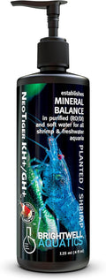 Brightwell Aquatics NeoTiger KH+/GH+ Mineral Supplement Balances Hardness in RO/DI Water with Calcium Magnesium Potassium Sodium for Shrimp Fish Planted Aquariums, 125 ml