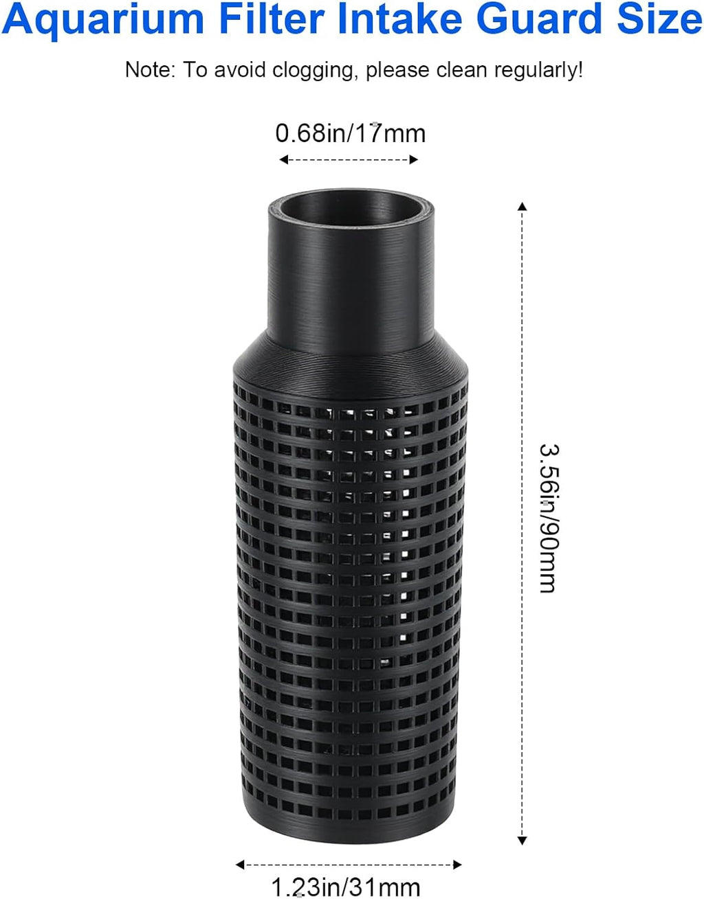 Aquarium Filter Intake Guard Replacement for Flu-val 306/307/406/407, Fish Tank Canister Filters Cover Protect Aquatic Life, Aquarium Intake Filter - 1 Pack