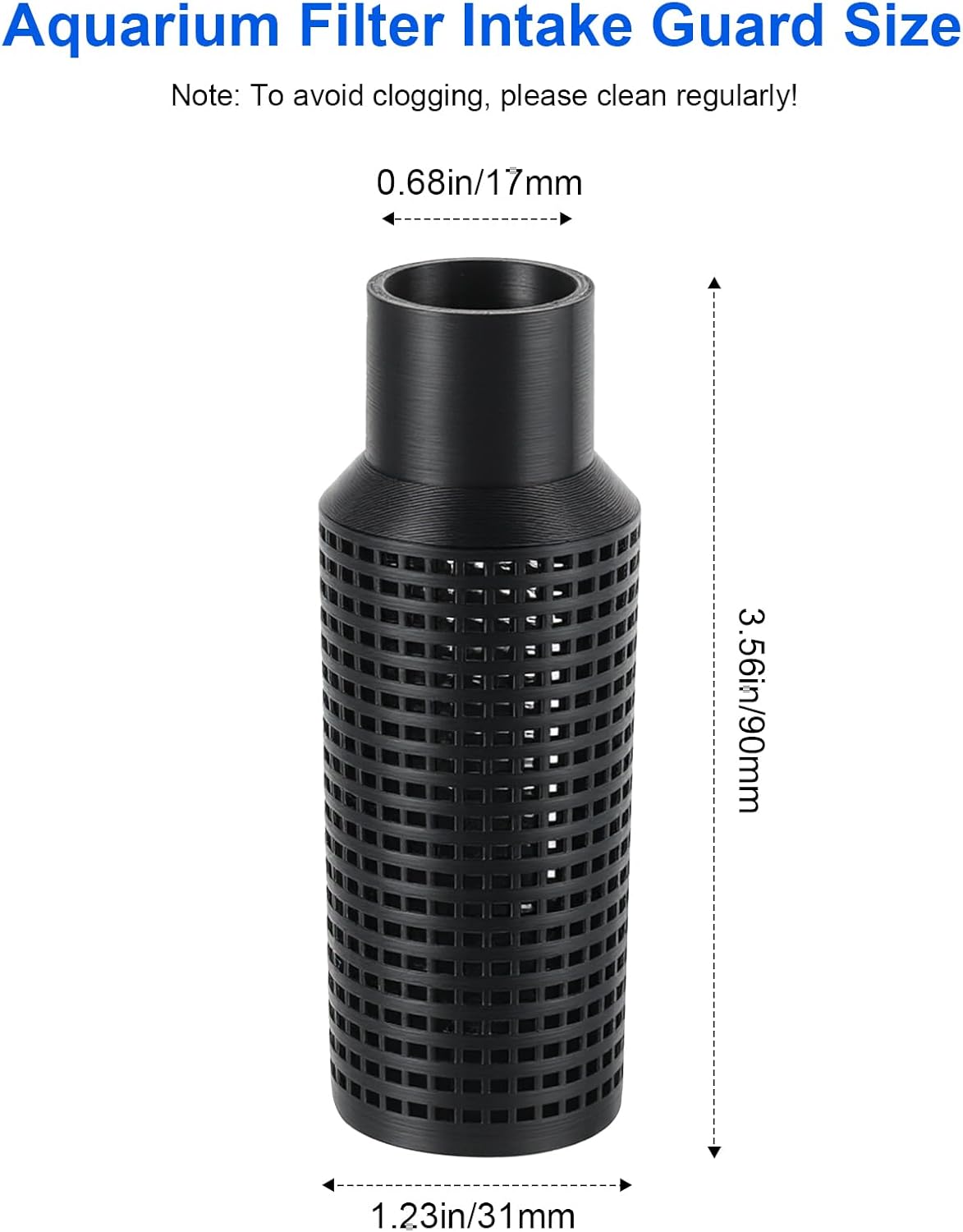 Aquarium Filter Intake Guard Replacement for Flu-val 306/307/406/407, Fish Tank Canister Filters Cover Protect Aquatic Life, Aquarium Intake Filter - 1 Pack