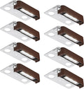 LEONLITE 8-Pack 4 Inch LED Hardscape Lighting, Update Retaining Wall Lights, LED Landscape Lighting, 12 AC/DC Paver Light Low Voltage, 2W Outdoor Step Lights, 5000K Daylight, ETL