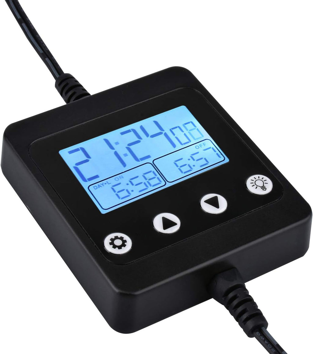 KZKR Aquarium Light Timer LED Dimmer Lighting Controller Adjustment Universal