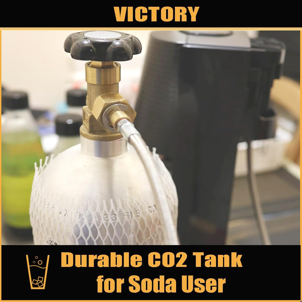 Victory 5lb CO2 Tank Aluminum Cylinder with CGA320 Valve