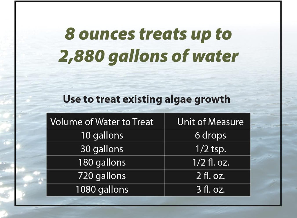 Bloom Buster Algae Control for Fish Ponds & Water Gardens - 8 Ounces - Safe for Koi Fish, Goldfish & Plants - Controls Algae in Ponds & Water Features, EPA Registered