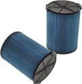 2 Pack VF5000 Replacement Filter for Ridgid Shop Vac Filte, for 5-20 Gallons and Larger Vacuum ridgid shop vac filter,Wet Dry Vacuum filter for Ridgid shop vac filters