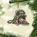 Fishing Tools Box Personalized Fishing Christmas Ornament Fish Ornaments for Christmas Tree Bass Fish Ornaments Fishingman Decor Flat 2D Hanging Tree Fisherman Dad Gift 139