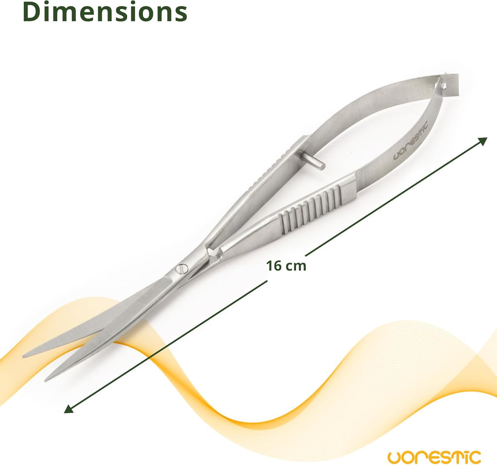 VORESTIC Aquascaping Scissors - 6.3 Inch, Terrarium & Aquarium Scissors for Plants