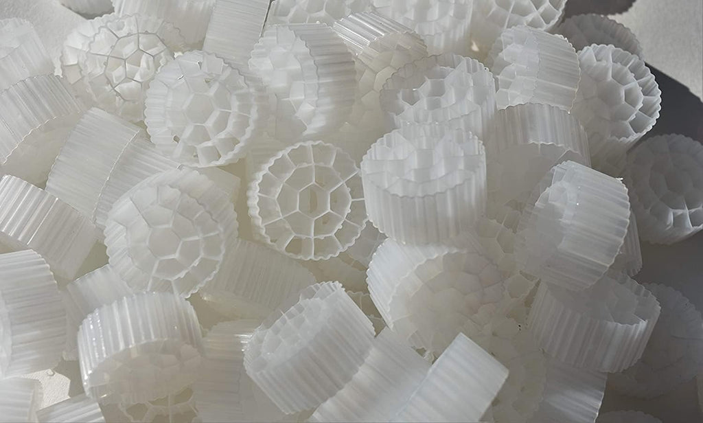 K3 Bio Filter Media Moving Bed Biofilm Reactor (MBBR) for Aquaponics, Aquaculture, Hydroponics - Ponds - Aquariums by Wholesale Koi Farm (6 Gallons)