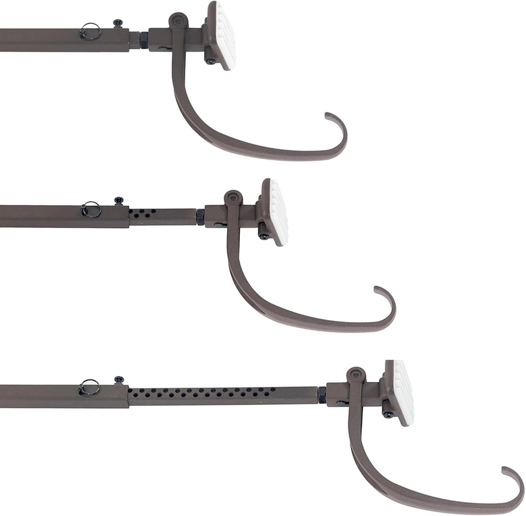 VILLAGE LIGHTING COMPANY [Front Door Garland Hanger] - Adjustable to Different Door Widths | Heavy-Duty Cast Iron | Decorative Christmas Decor | No Nails, Screws, or Damage