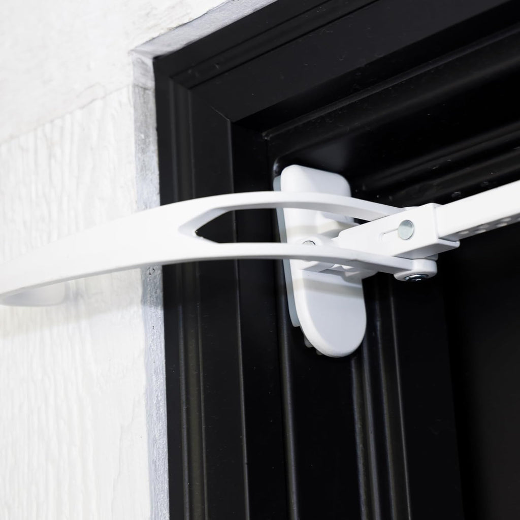 VILLAGE LIGHTING COMPANY [Front Door Garland Hanger] - Adjustable to Different Door Widths | Heavy-Duty Cast Iron | Decorative Christmas Decor | No Nails, Screws, or Damage