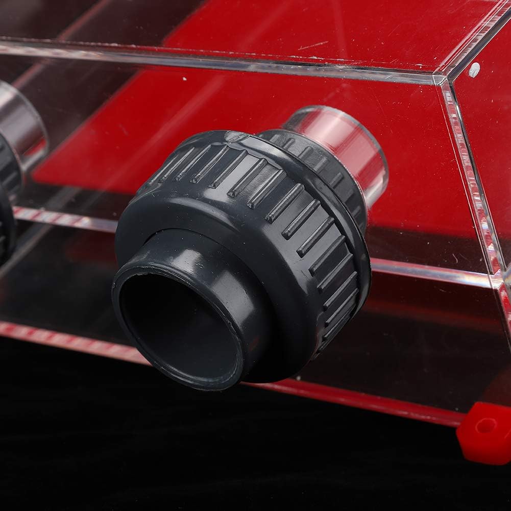 【???????????????????? ???????????????????????? ???????????????????????? ????????????????????】 5000L/H Acrylic Aquarium Overflow Box Air Pipe Overflow Box, Auto-Top-Off