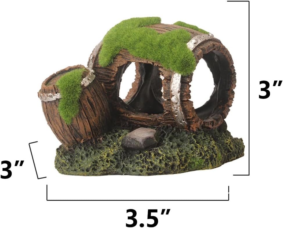 Betta Fish Cave Aquarium Hideout, Aquarium Tank Decor Accessories, Fish Tank Ornament Small