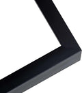 7x24 Shadow Box Frame Black | 1 Inch Deep Solid Wood Shadowbox Display Frame | UV Resistant Acrylic Plexiglass, Acid Free Backing, and Hanging Hardware | Dugan Picture Frame Style