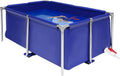 Canvas Fish Pond, Portable Above Ground Pond,Foldable Waterproof Coating Aquarium Fish Water Tank,Large Aquaculture Pool for Koi Breeding and Garden Irrigation Tank with Thickened Buckles Fixing