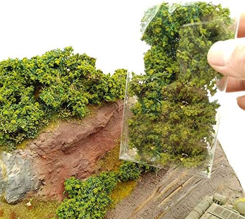 Warmtree DIY Miniature Shrubs Bushes Foliage Terrain Model Kit Sand Table Simulation Landscape War Gaming Terrain Decoration Railroad Scenery War Gaming Scenery