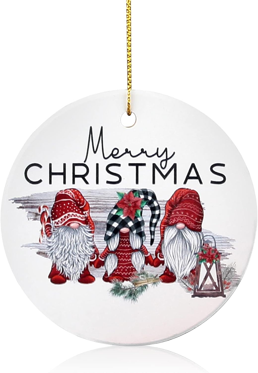 Cute Christmas Tree Ornaments for Decorations Small Tree First Ceramic Christmas Ornaments Gift Gnome Ornament Decorated Xmas Tree Mini Decorating Outdoor Hanging Ornaments