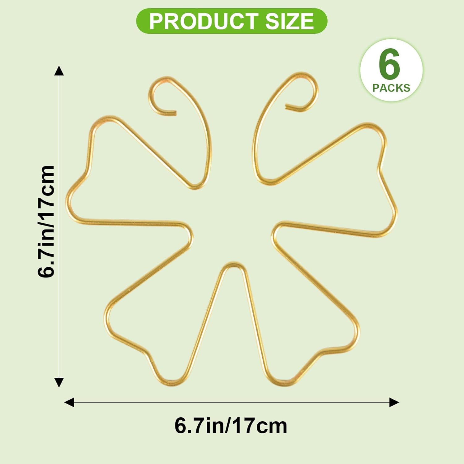 6pcs Plant Stem Support, Iron Monstera Plant Support, Plants Stem Holder Supports Butterfly Shape Bamboo Clamp Set for Outdoor & Indoor Growing Climbing Plants Stabilization and Supports