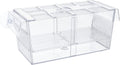 Pawfly Aquarium Fish Breeding Box Acrylic Hatchery Incubator Tank with Suction Cups Large Isolation Box for Baby Fish Shrimp Betta Guppy and Platy