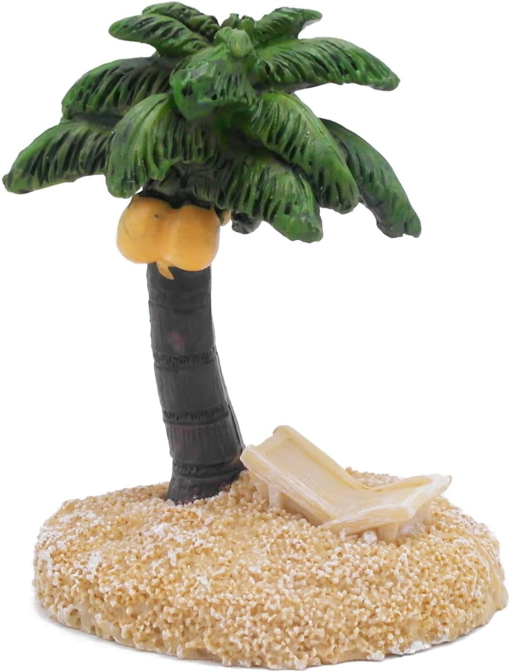 Pyramid Pharaoh Aquarium Fish Tank Decorations Statues Figurine Sculpture Ancient Egypt Reptile Turtle Lizard Spider Tanks Terrarium Egyptian Décor Ornament Pet (Coconut Trees)