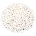 Landscaping Pebbles River Rocks Decorative Ornamental Pebbles Garden Landscaping Stones Gravel Filler for Home Decoration Flower Bed Fish Tank Plants Vases Succulents (1, White, 1 Pound)