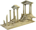 Aquarium Landscape Statue Resin Landscape Decor Roman Column Decoration