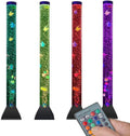 EDIER 3.9 FT Fish Bubble Tube, Sensory Bubble Lamp, Fish Lamp with Remote Control for Bedroom,Living Room,Great Gifts for Autism