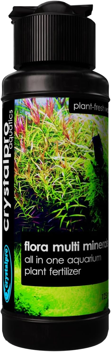 Flora Multi Minerals All in One Aquarium Plant Fertilizer - for Fast Growing Healthy Plants - Plant Food for Root and Leaf Growth- Safe for All Freshwater Livings 4.2 Oz