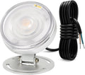 LED Underwater Pond Light, Heavy Duty Aluminum 12V 3000K Warm White IP68 Waterproof Fountain Light, Landscape Lamp for Swimming Pool, Fountain, Waterfall, Pond and Grass Land (12, Watts)