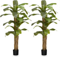 Maia Shop 2 Pack, 7ft Artificial Banana Tree Plant for House, Apartment or Office – Realistic Fake Indoor Plants for Living Room, Kitchen, Bedroom, Entryway or Bathroom – Faux Greenery for Home Décor