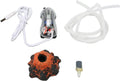 Aquarium Volcano Ornament Kit Lifelike Oxygenation Aquarium Air Bubbler Volcano Decorations with Hose for Landscaping Safe Material Vivid Effect Increase Oxygen Level USB Plug